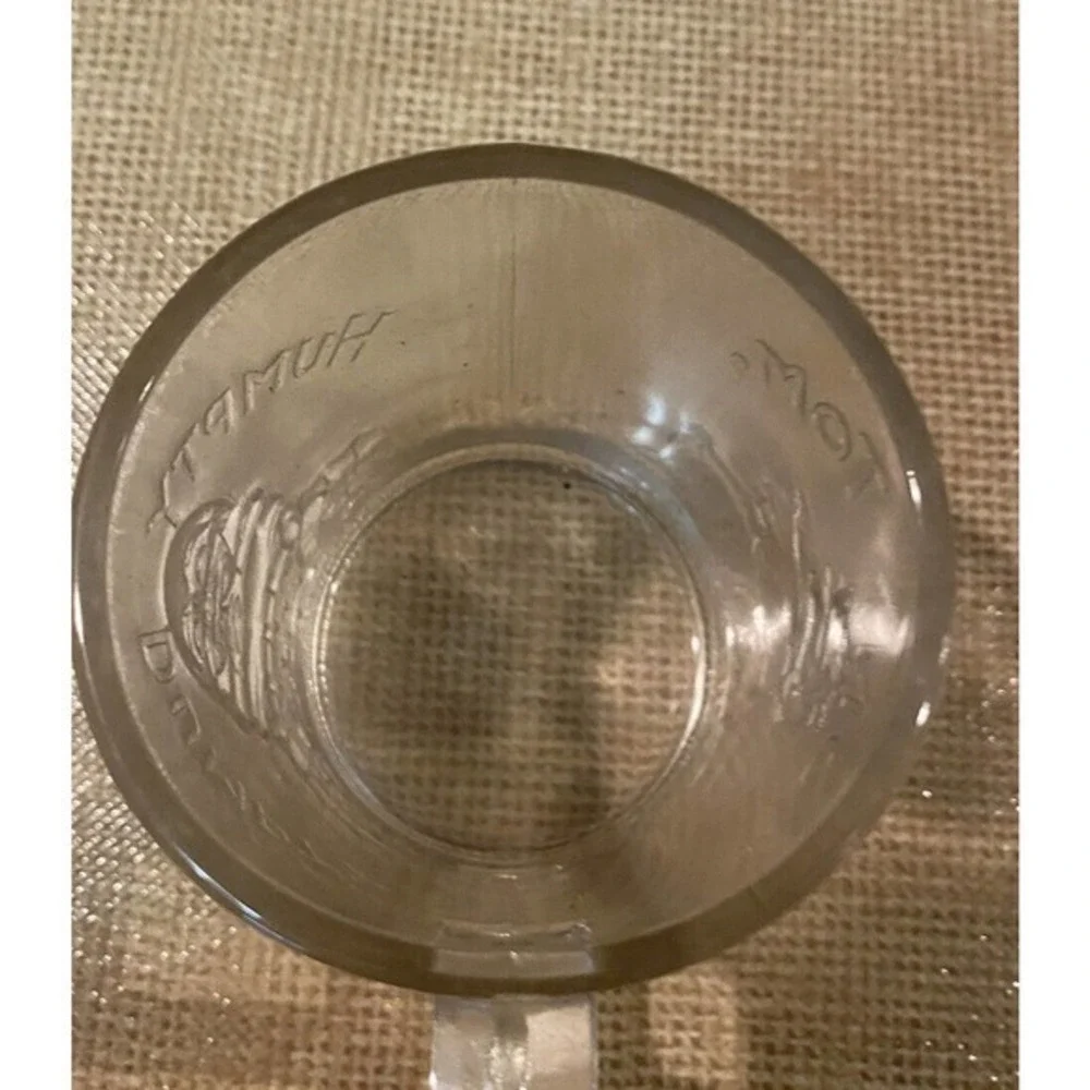 Vintage Depression Glass Humpty Dumpty and Tom Tom the Piper’s‎ Son Mug